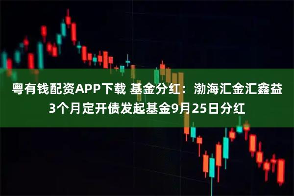 粤有钱配资APP下载 基金分红：渤海汇金汇鑫益3个月定开债发起基金9月25日分红